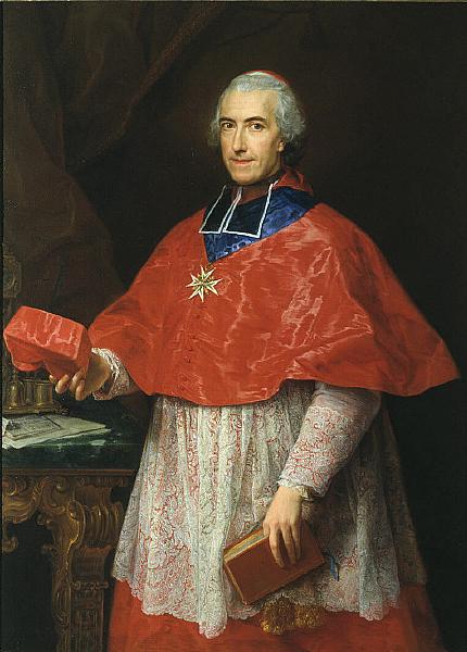 Pompeo Batoni Portrait of Cardinal Jean Francois Joseph de Rochechouart China oil painting art